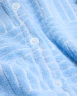 Image 3 of 3: Flowers by Zoe Girl's French Terry Romper, Size S-XL