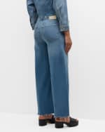 Image 4 of 6: Citizens of Humanity Lyra Cropped Wide-Leg Jeans