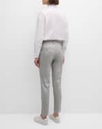 Image 3 of 6: Peserico Cropped Straight-Leg Pants