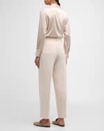 Image 3 of 6: Peserico High-Rise Tapered Pants