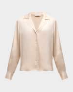 Image 1 of 6: Peserico Crinkled Button-Down Shirt