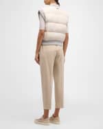 Image 3 of 6: Peserico Chain-Trim Puffer Vest