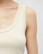 Image 5 of 5: Veronica Beard Birke Scoop-Neck Tank Top