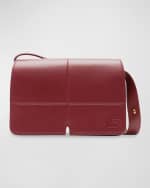 Image 1 of 4: Burberry Snip Geometric Leather Shoulder Bag