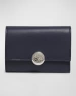 Image 1 of 5: Loewe Small Pebble Leather Trifold Wallet