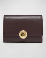 Image 1 of 5: Loewe Small Pebble Leather Trifold Wallet