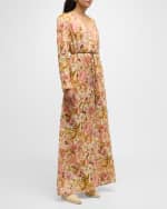 Image 5 of 6: Zimmermann Golden Plunge Maxi Dress