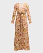 Image 1 of 6: Zimmermann Golden Plunge Maxi Dress