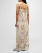 Image 3 of 6: Zimmermann Halliday Lace Trim Slip Dress