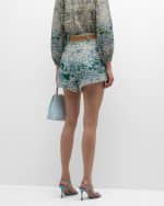 Image 4 of 6: Zimmermann Ottie Tuck Shorts