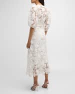 Image 3 of 6: Zimmermann Halliday Lace Flower Dress