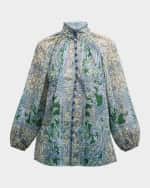 Image 1 of 6: Zimmermann Ottie Billow Blouse
