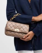Image 2 of 6: Valentino Garavani Small Spike Rockstud Quilted Leather Shoulder Bag