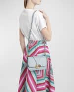 Image 2 of 6: Valentino Garavani O'clock VLOGO Small Leather Shoulder Bag