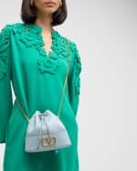 Image 2 of 6: Valentino Garavani VLOGO Mini Leather Chain Bucket Bag