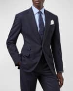 Image 3 of 6: Ralph Lauren Purple Label Men's Kent Hand-Tailored Nailhead Suit