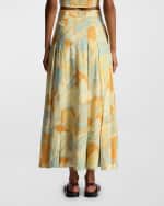 Image 4 of 6: A.L.C. Eve Pleated A-Line Skirt