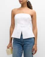 Image 3 of 6: A.L.C. Renee Strapless Top