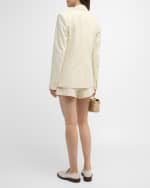 Image 3 of 6: A.L.C. Dempsey Pinstripe Shorts