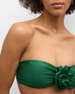 Image 5 of 7: Zimmermann Waverly Flower Bandeau Bikini Top
