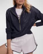 Image 5 of 5: Varley Aurora Half-Zip Knit Sweater