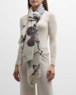 Image 3 of 4: Alonpi Butterfly Cashmere Cape