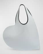 Image 1 of 5: Coperni Heart Leather Tote Bag
