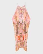 Image 1 of 5: Camilla Clever Clogs Crystal Shoestring Strap Kaftan