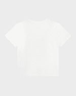 Image 4 of 4: Givenchy Girl's Metallic 4G Logo T-Shirt, Size 4-6