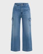 Image 1 of 6: PAIGE Carly Cargo Jeans