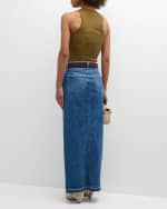 Image 3 of 6: PAIGE Angela Denim Maxi Skirt