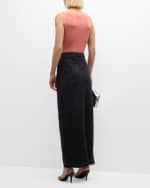 Image 3 of 6: PAIGE Angela Denim Maxi Skirt