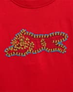 Image 3 of 3: Icecream Boy's Woven Wavy Graphic T-Shirt, Size 2-10