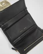 Image 4 of 5: Proenza Schouler Crinkled Metallic Flap Shoulder Bag