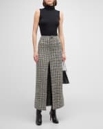 Image 5 of 6: Alice + Olivia Rye Tweed Maxi Skirt