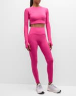 Image 2 of 7: adidas by Stella McCartney TrueStrength Long-Sleeve Yoga Crop Top