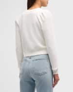 Image 3 of 5: FRAME Femme Henley Sweatshirt