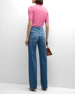Image 3 of 6: FRAME Le Jane Straight-Leg Jeans