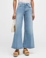 Image 2 of 6: FRAME Le Palazzo Crop Jeans