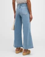 Image 4 of 6: FRAME Le Palazzo Crop Jeans