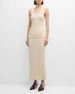 Image 5 of 6: Toteme Boucle Knit Tank Top