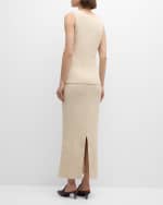 Image 3 of 6: Toteme Boucle Knit Tank Top