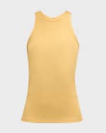 Image 1 of 7: Toteme Topstitched Fluid Jersey Tank Top