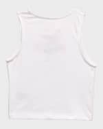 Image 2 of 6: DL1961 Girl's Marcie Logo Tank Top, Size S-L