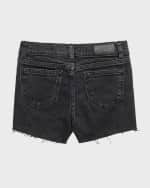 Image 2 of 6: DL1961 Girl's Lucy Cutoff Denim Shorts, Size 7-16