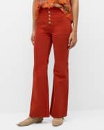 Image 2 of 6: Ulla Johnson The Lou Flare Denim Jeans