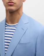 Image 2 of 6: Ralph Lauren Men's Kent Hand-Tailored Silk-Linen Jacket