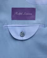 Image 4 of 6: Ralph Lauren Men's Kent Hand-Tailored Silk-Linen Jacket