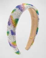 Image 1 of 2: Bari Lynn Girl's Crystal Butterfly Headband