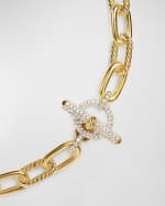 Image 2 of 4: David Yurman Madison Toggle Necklace with Diamonds in 18K Gold, 11mm